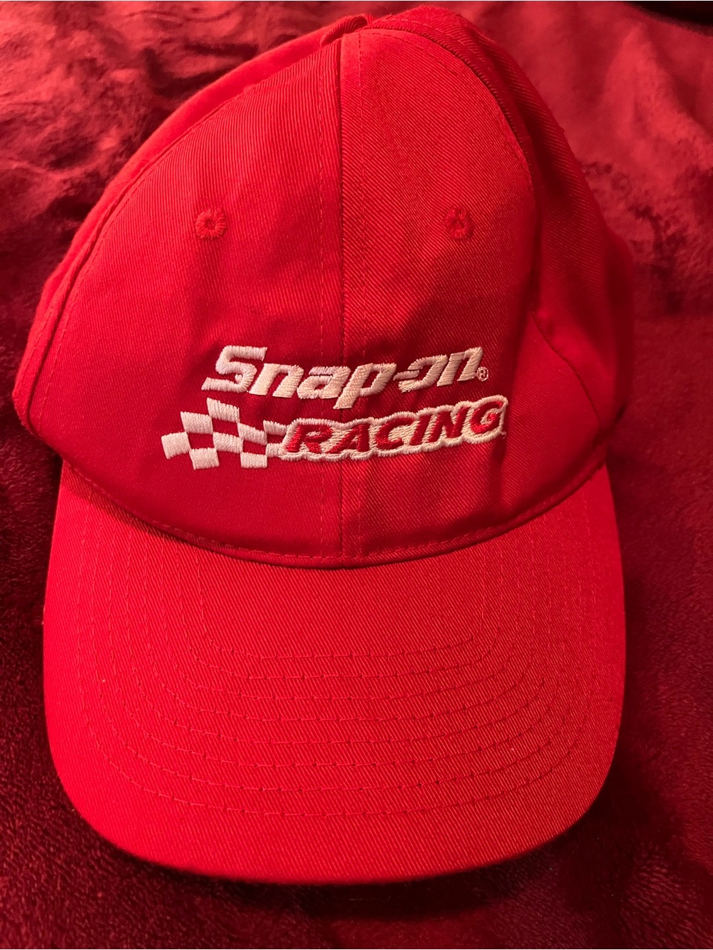 Snap-on Racing Red Men's Baseball Cap